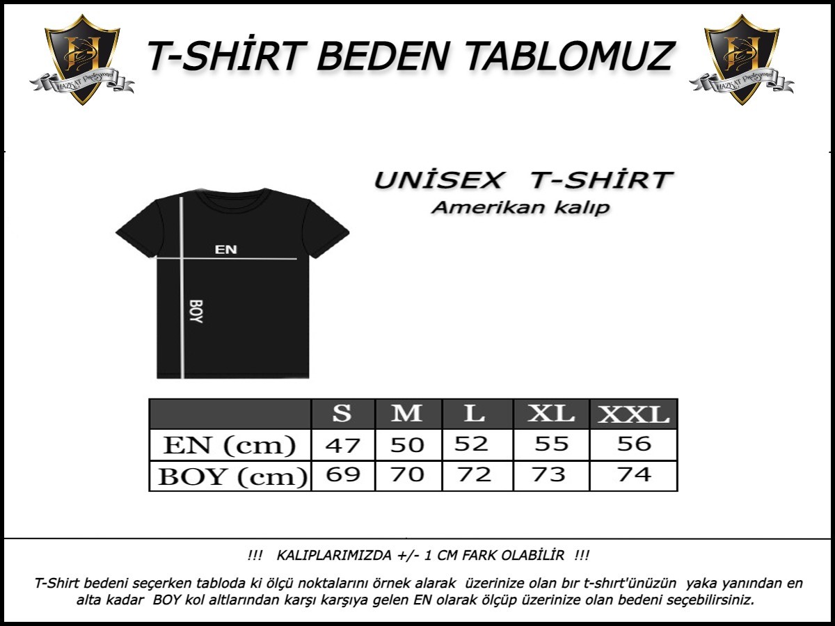 T-SHİRT BEDENİMİ NASIL SEÇERİM