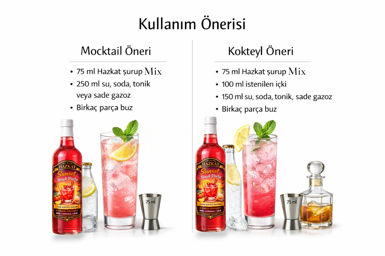 HAZIR KOTEYL MİXLERİ NASIL KULLANILIR