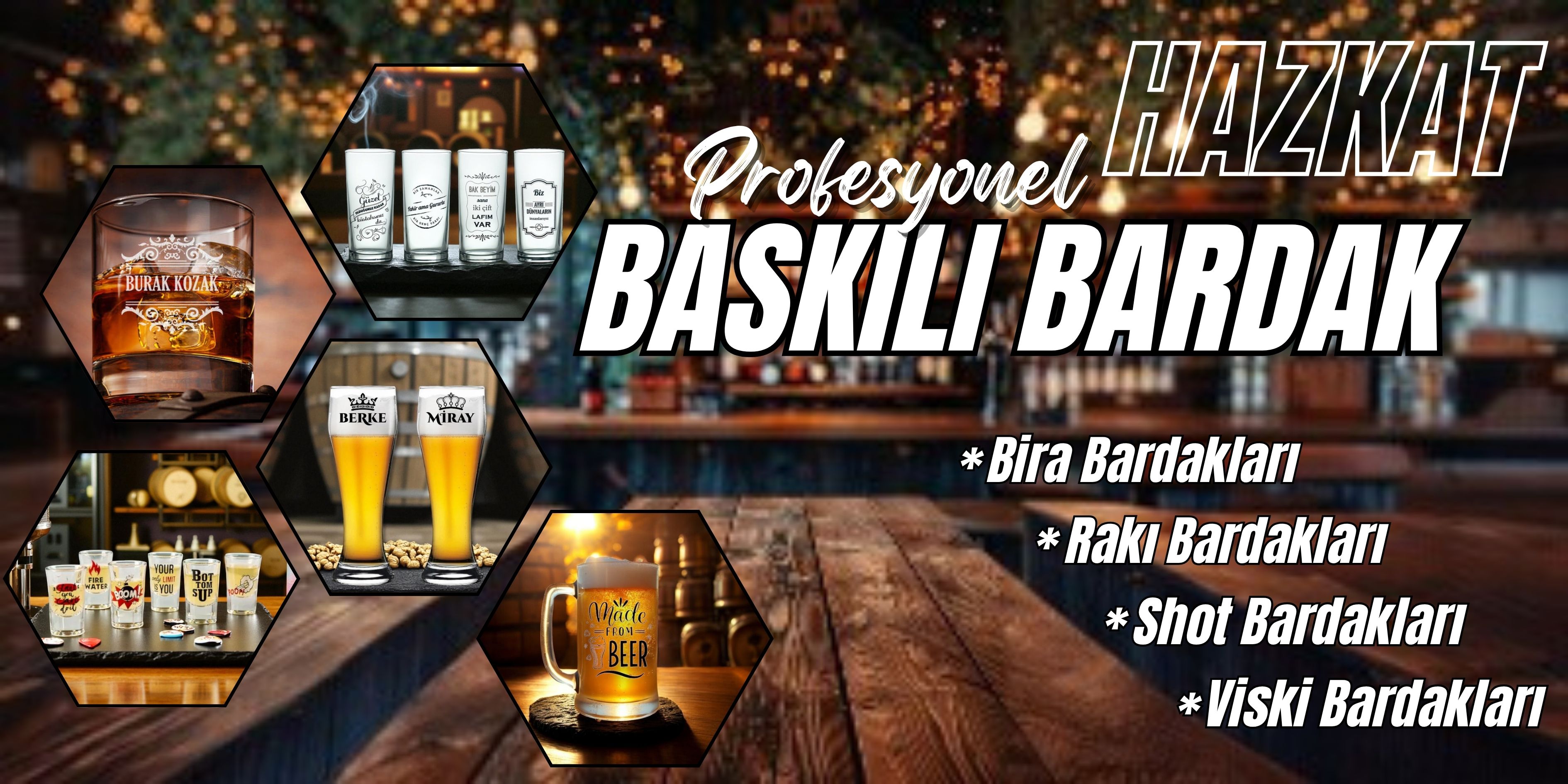 Baskılı Bardak