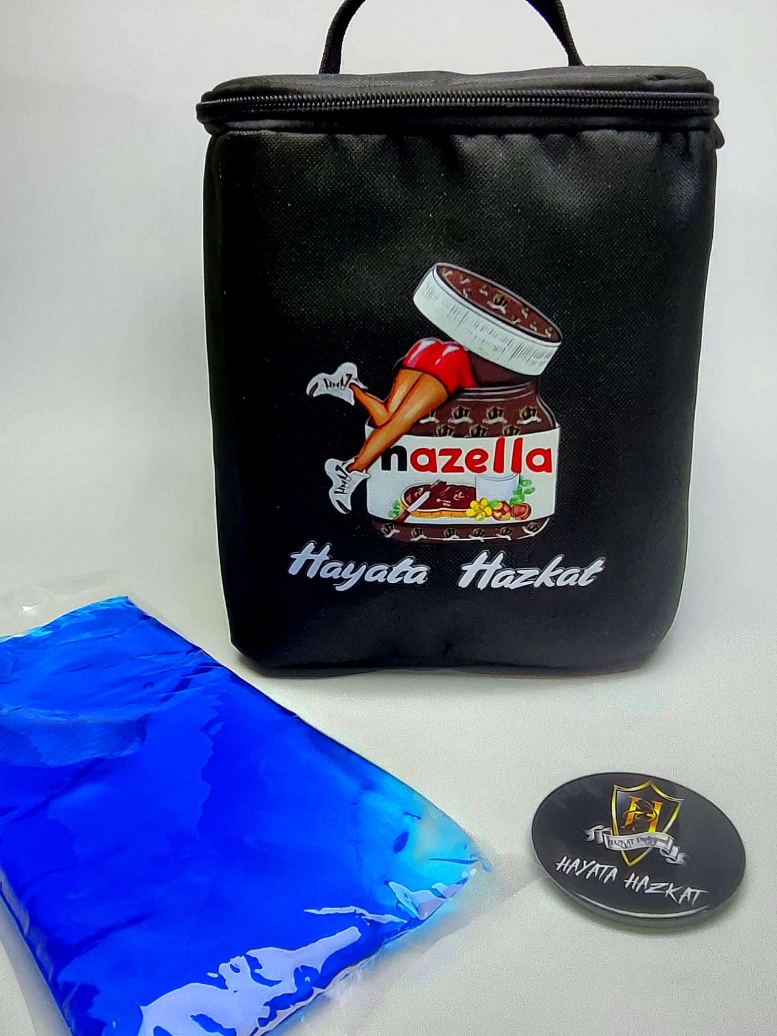 TERMOS ÇANTA HAZELLA BASKILI + HEDİYELİ