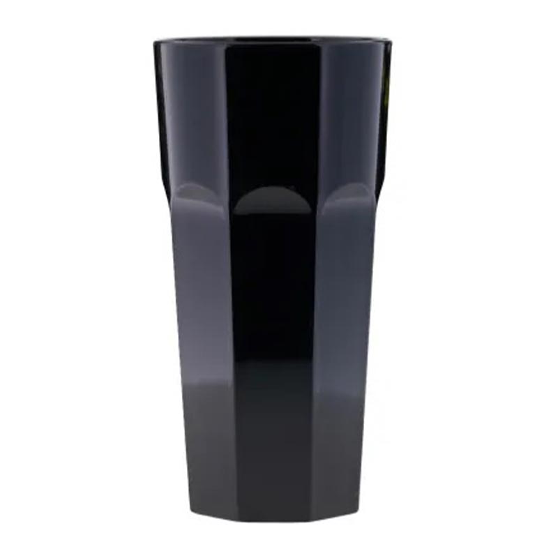 Premium Kırılmaz Siyah Bardak 360 ml