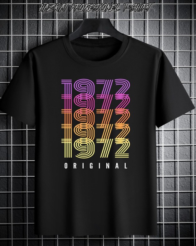 Unisex Baskılı T-Shirt 1972C