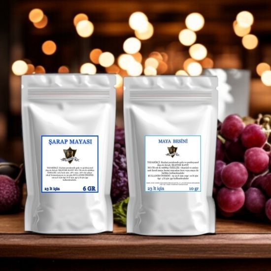 Alman Şarap Mayası 6gr ve Besin 10 gr