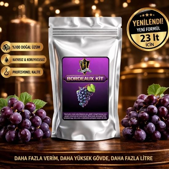Bordo Üzüm Konsantresi Kit 23lt