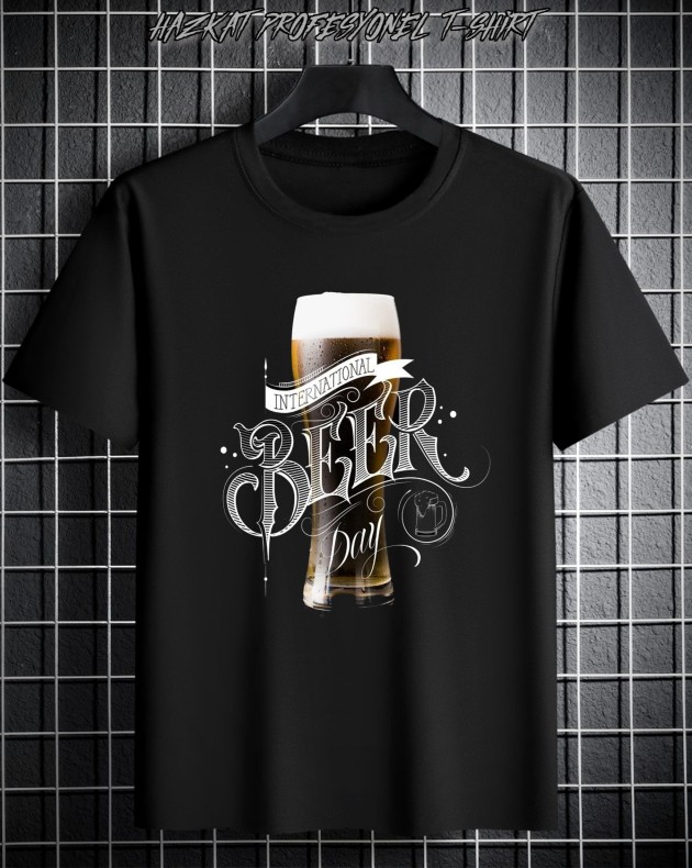 Unisex Baskılı T-Shirt Beerday