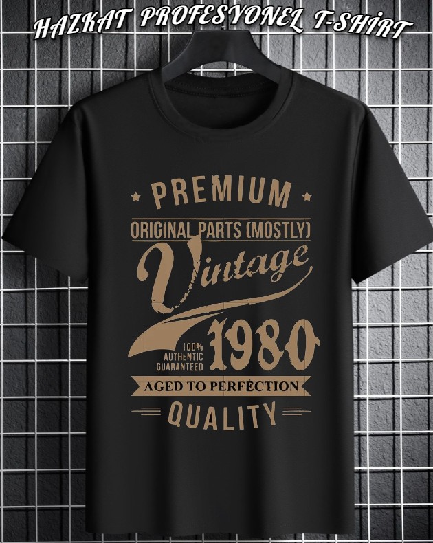 Unisex Baskılı T-Shirt 1980P