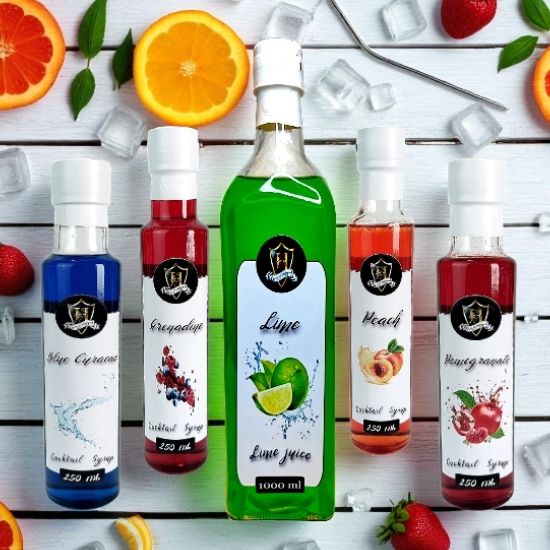 Kokteyl Şurupları Başlangıç Seti 1Lt lime