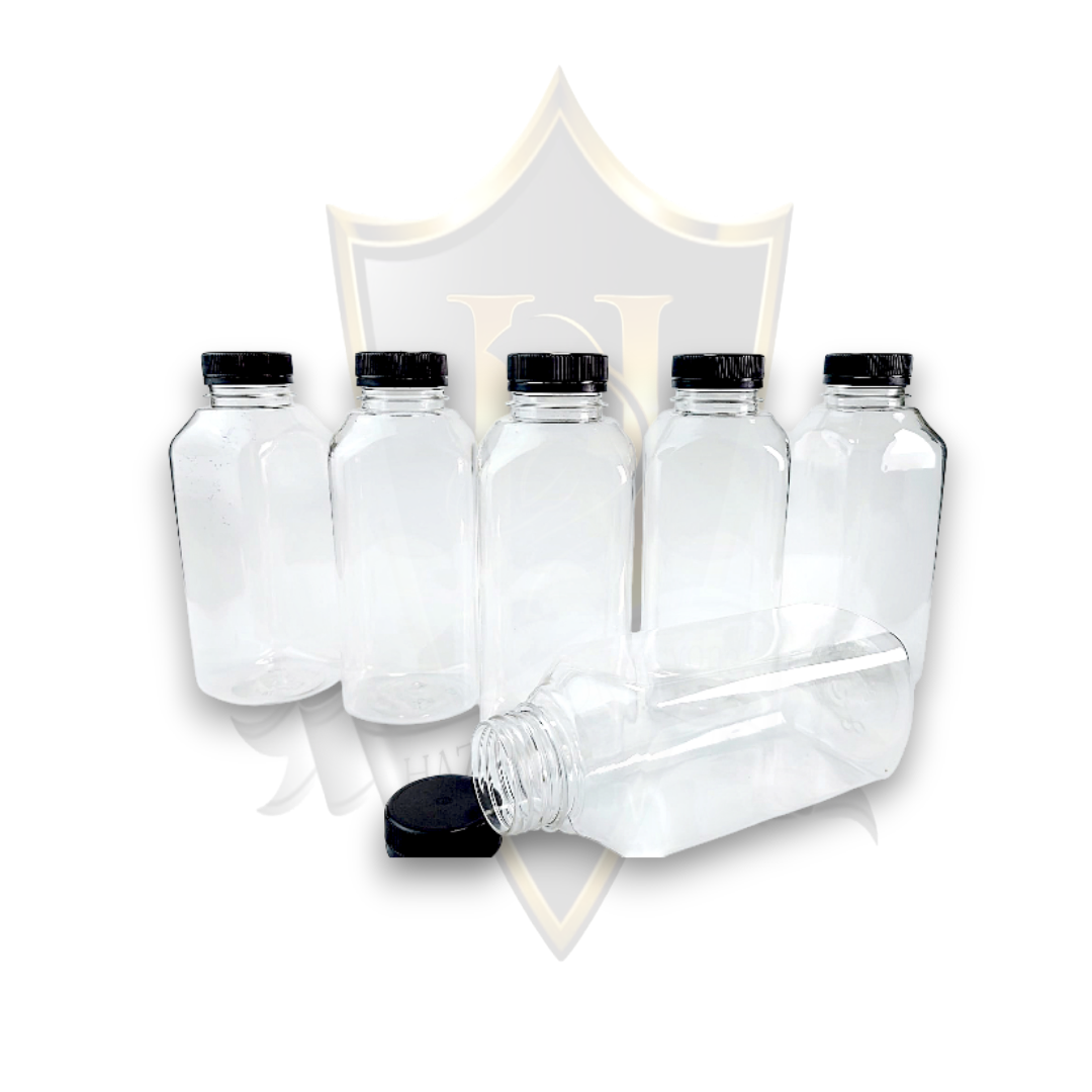 500 ml Kare Pet Şişe 6 Adet