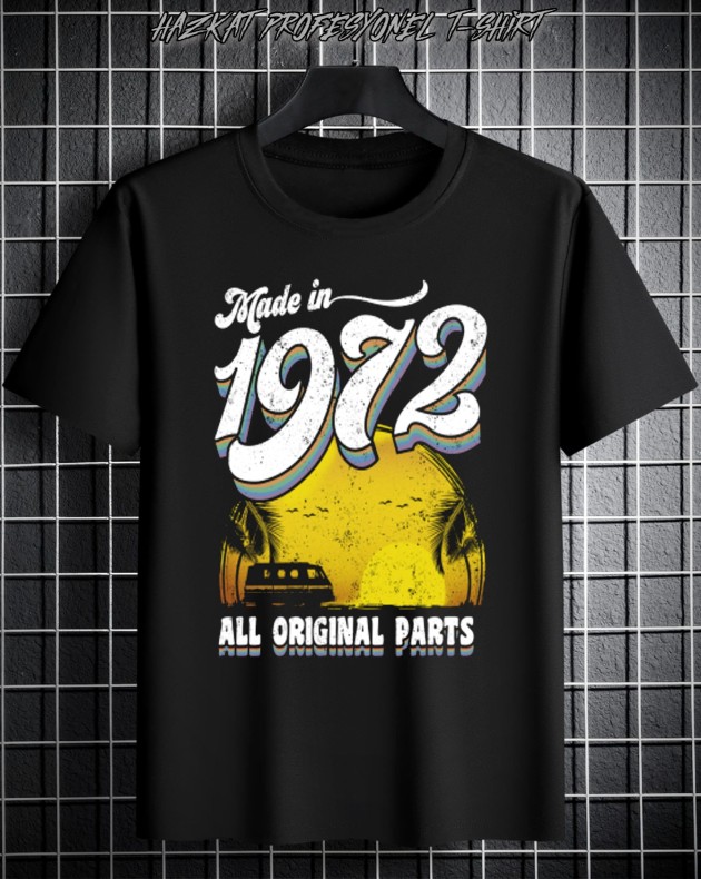 Unisex Baskılı T-Shirt 1972