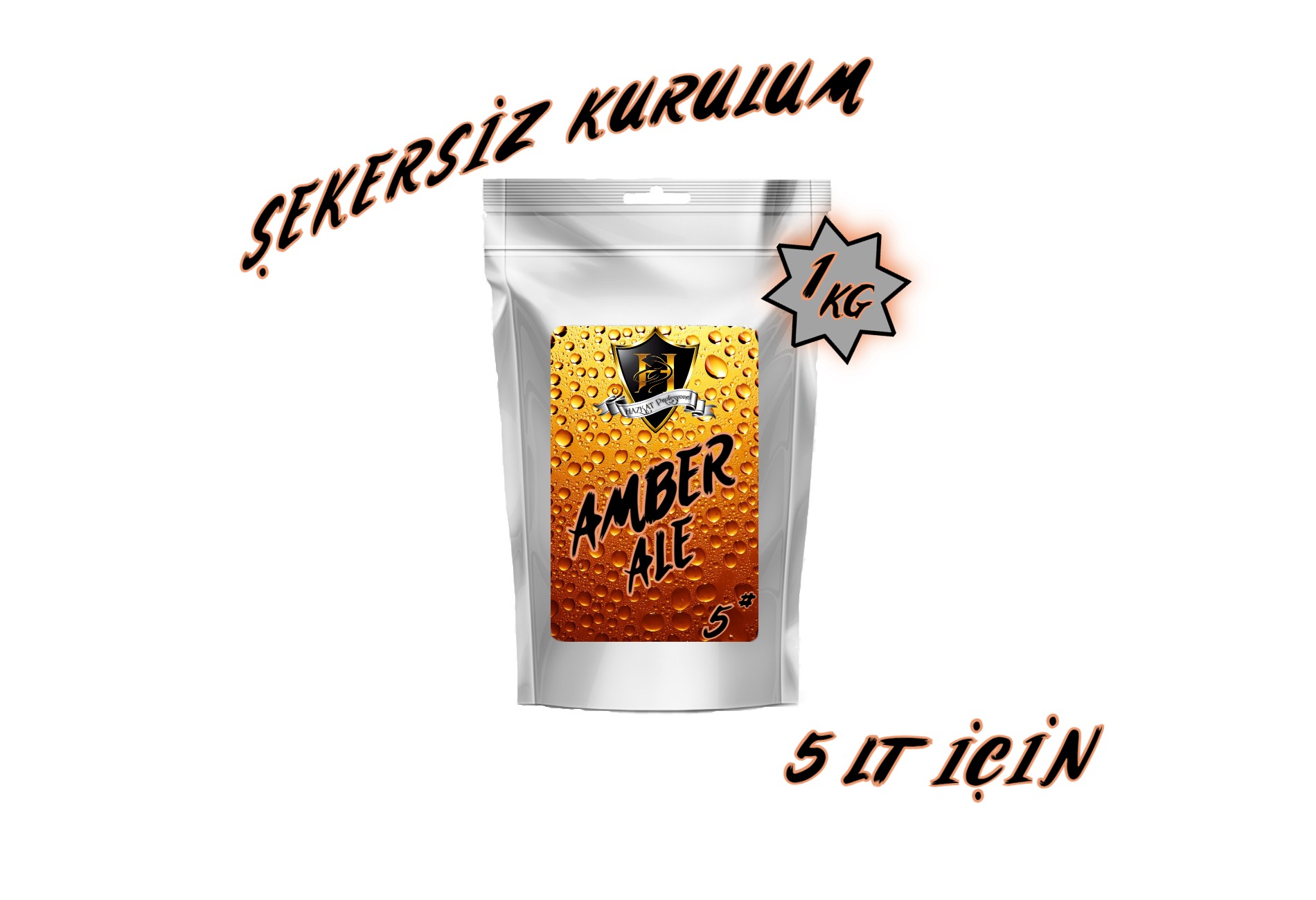 Amber Ale 5 lt Malt Özü Şekersiz kurulum