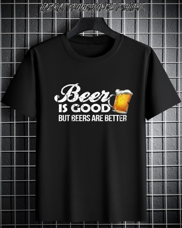 Unisex Baskılı T-Shirt Beergood