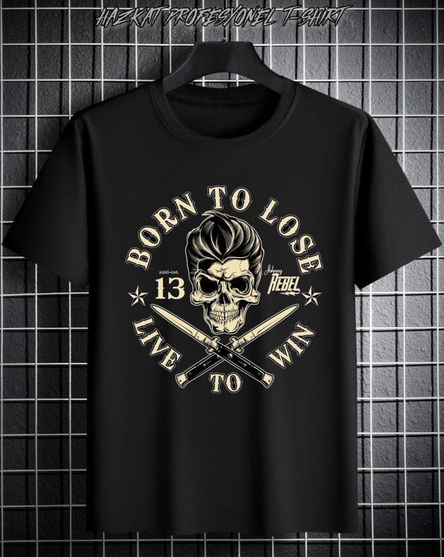 Unisex Baskılı T-Shirt Burntolose