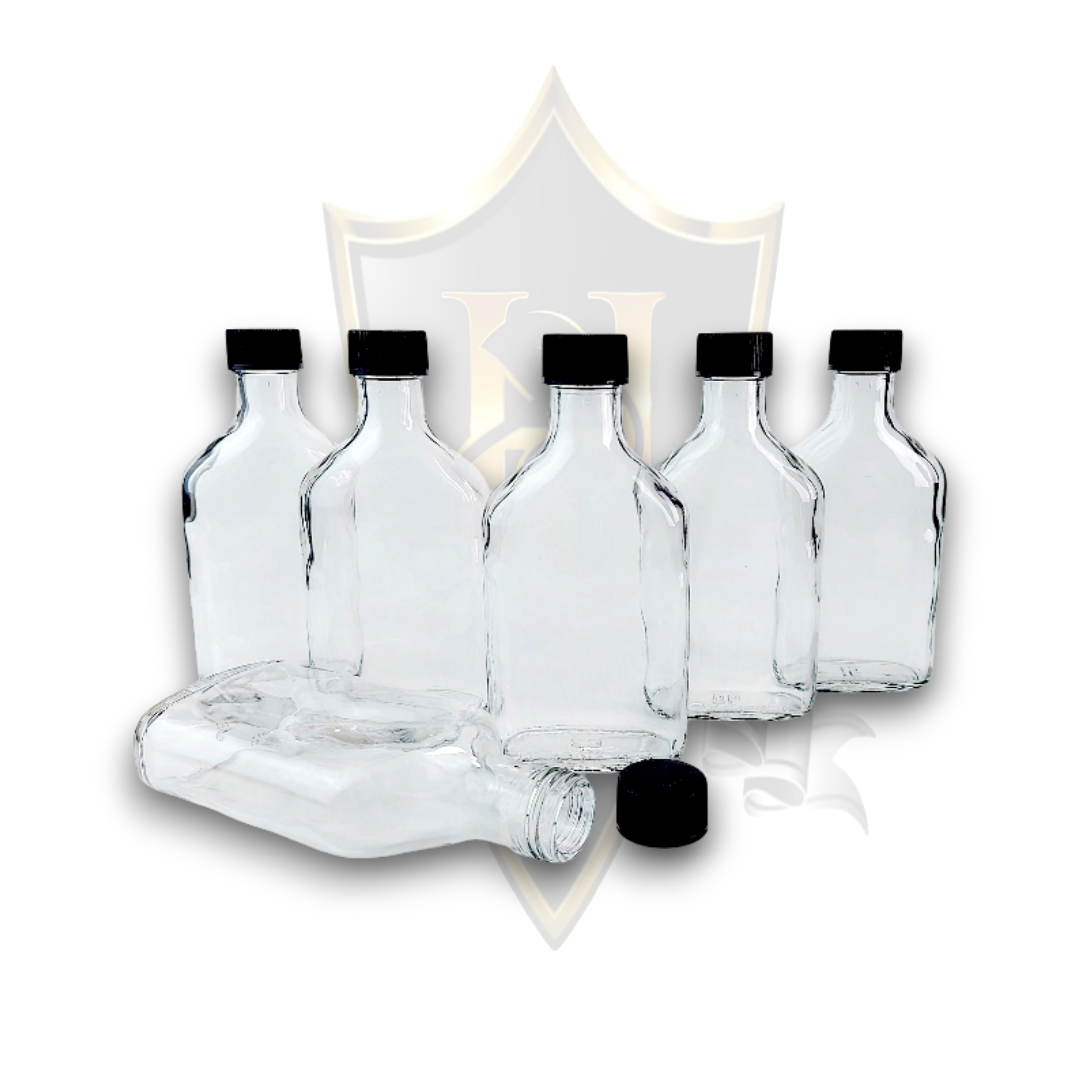 Yassı İçki ve Cold Brew Şişesi 200ml x 6 Adet