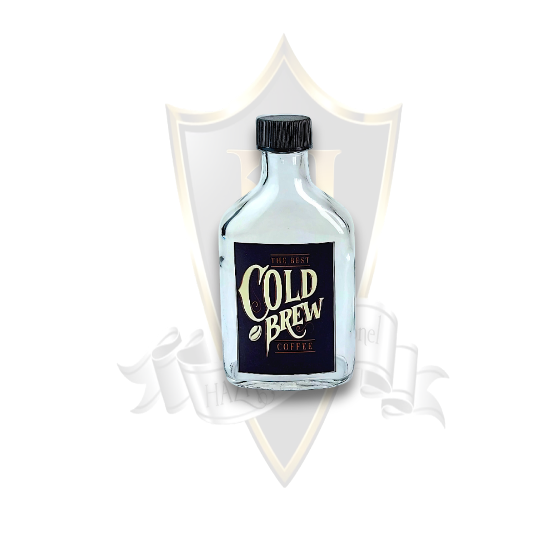 200 ml Basklı Yassı Şişe Cold Brew