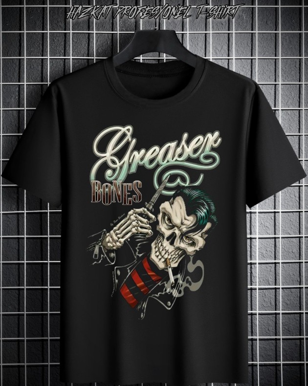 Unisex Baskılı T-Shirt Greser XXL