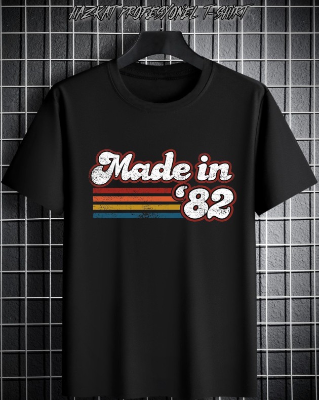 Unisex Baskılı T-Shirt M82 XXL
