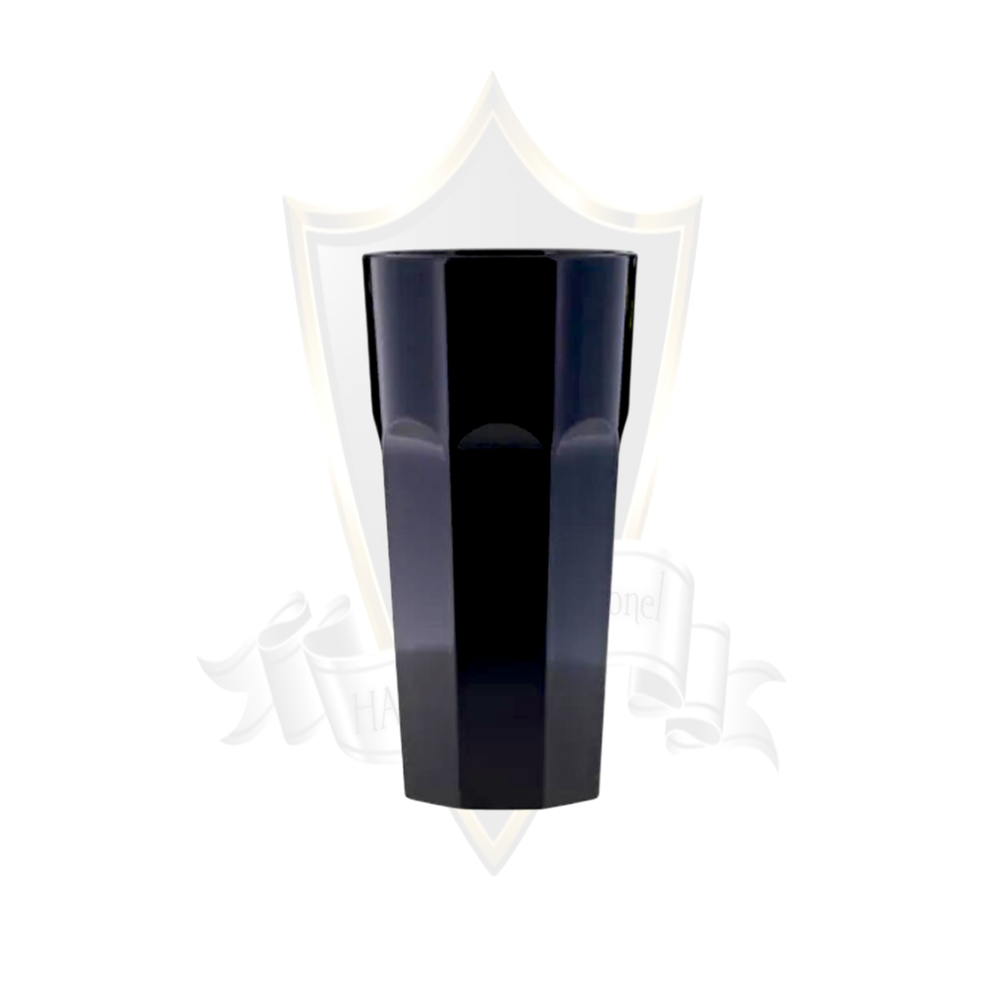 Premium Kırılmaz Siyah Bardak 360 ml