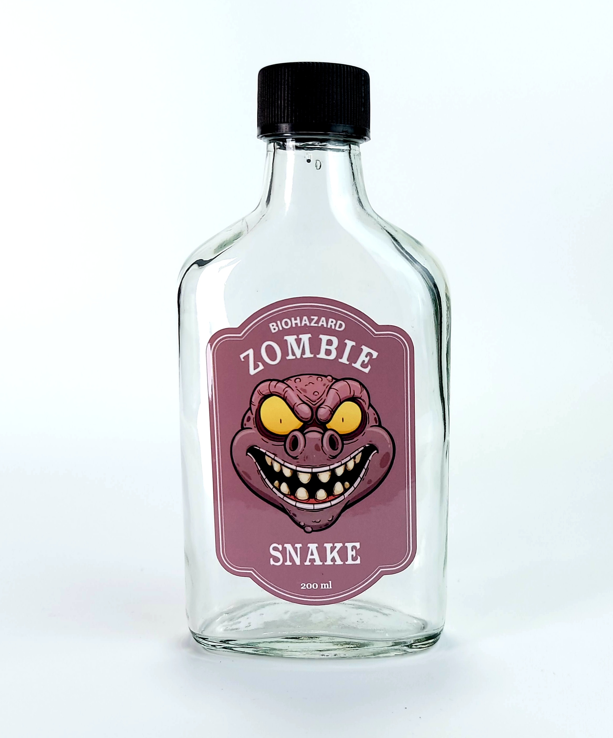 Özel Etiketli 200 ml Şişe Zombi Snake